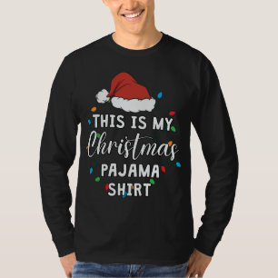 Camiseta Esta é a minha noite de Natal do Pajama