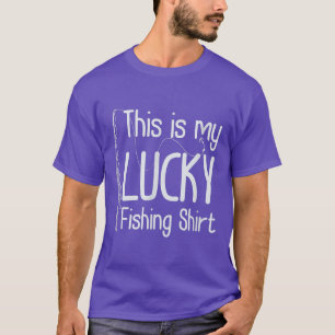 Camiseta Esta é a minha pesca sortuda