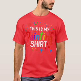 Camiseta Esta É A Minha Pintura