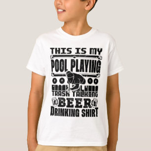 Camiseta Esta É A Minha Piscina Jogando Lixo Falando Beer B