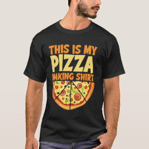 Camiseta Esta É A Minha Pizza Fazer Shirt Pizza Chef Engraç