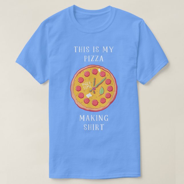 Camiseta Esta É A Minha Pizza Fazer Shirt Pizza Maker 5555 (Frente do Design)