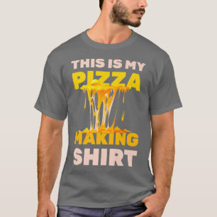 Camiseta Esta É A Minha Pizza Fazer Shirt Pizza Maker Premi