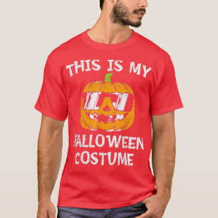 Camiseta Esta É A Minha Roupa De Halloween Para O Toddler B