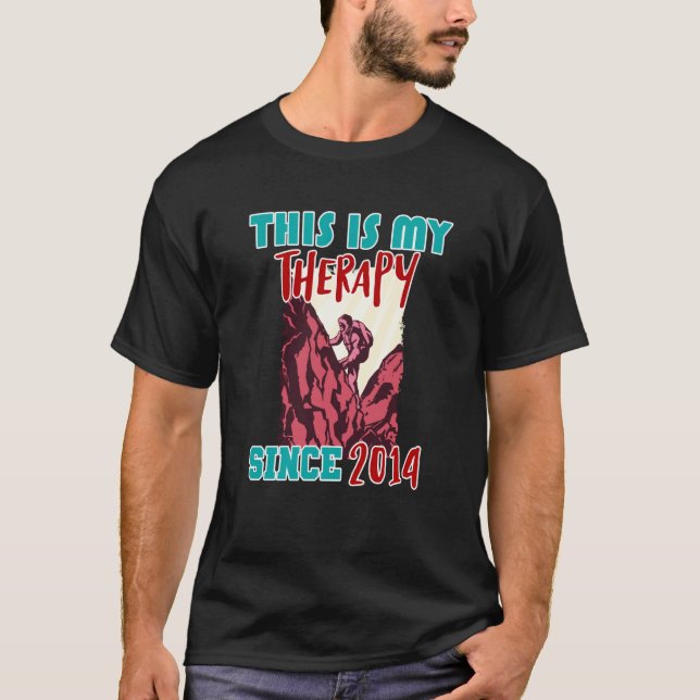 Camiseta Esta é a minha terapia desde 2014 (Frente)
