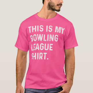 Camiseta Esta É A Minha Tigela Da Greve Da Boliche.