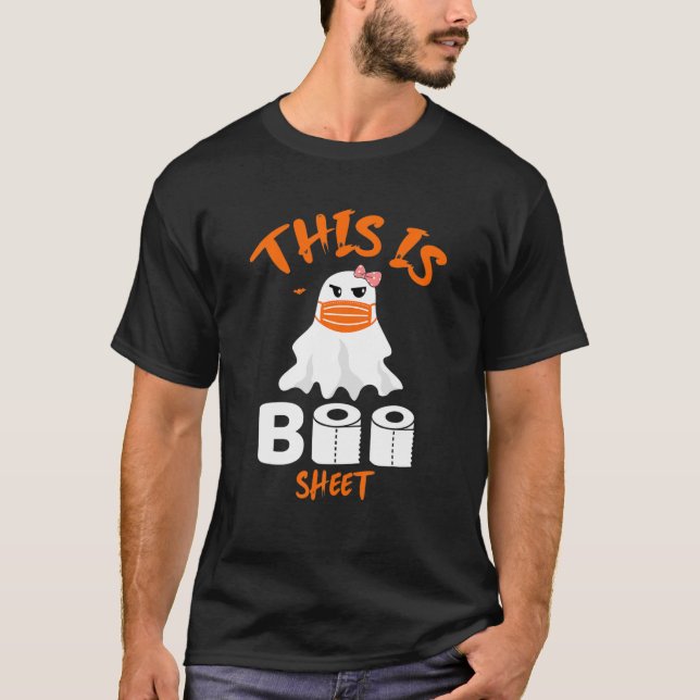 Camiseta Esta É A Rapariga Do Bolinho De Máscara, O Hallowe (Frente)