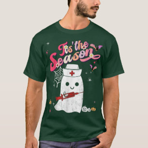 Camiseta Esta é a temporada Pumpkin Boo 60s 70s Hippie Hall