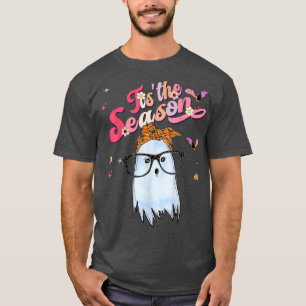 Camiseta Esta é a temporada Pumpkin Boo 60s 70s Hippie Hall