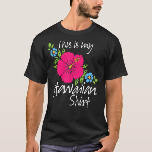 Camiseta Esta É Minha Aloha Havaiana Havaiana Para Mulheres