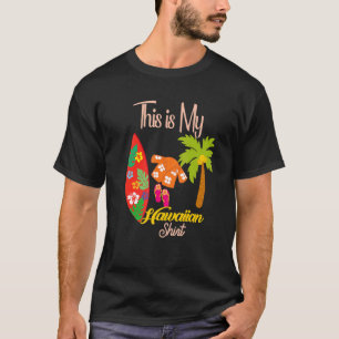 Camiseta Esta É Minha Aloha Havaiana Havaiana Para Mulheres