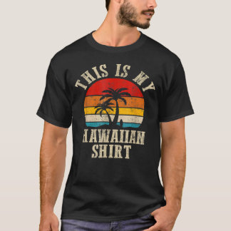 Camiseta Esta É Minha Aloha Havaiana Havaiana Para Mulheres