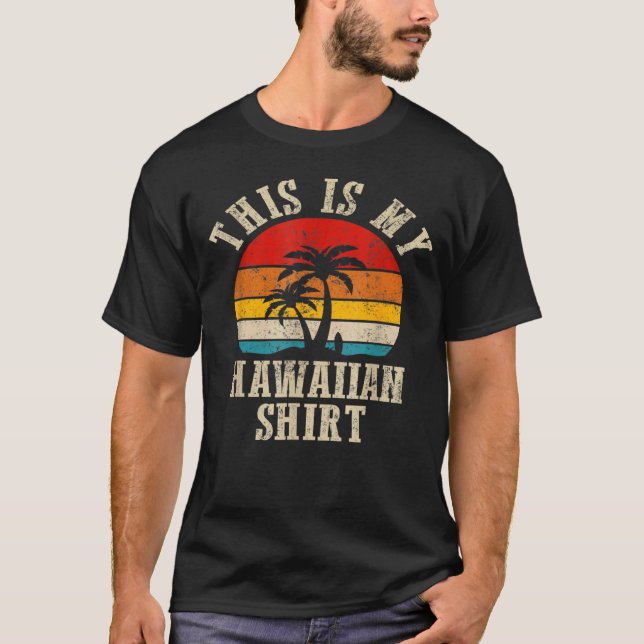 Camiseta Esta É Minha Aloha Havaiana Havaiana Para Mulheres (Frente)