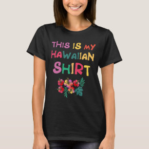 Camiseta Esta É Minha Aloha Havaiana Havaii Luau Shirt Vaca
