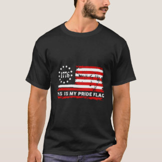 Camiseta Esta É Minha Bandeira De Orgulho Usa Americana No