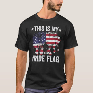 Camiseta Esta é minha bandeira do Orgulho