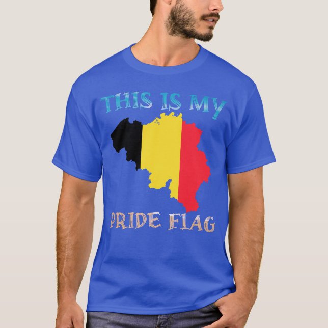 Camiseta Esta é minha bandeira do orgulho Alemanha, históri (Frente)