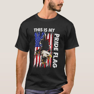 Camiseta Esta É Minha Bandeira Do Orgulho Usa 4 De Julho Ea