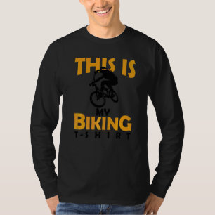 Camiseta Esta É Minha Bicicleta De Ciclismo Bicicleta Monta