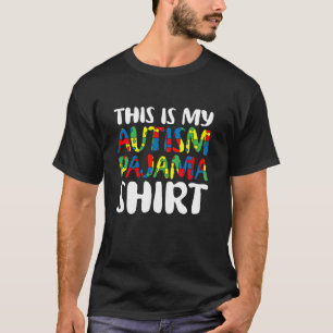 Camiseta Esta É Minha Camisola de Conscientização sobre Aut