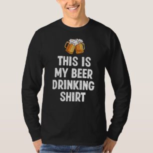 Camiseta Esta É Minha Cerveja Engraçada De Bebendo