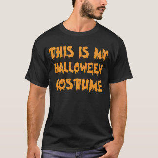 Camiseta Esta É Minha Fantasia De Halloween Roupa De Hallow