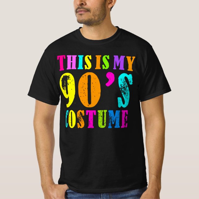 Camiseta Esta é minha fantasia dos anos 90 - Vibe Retro Par (Frente)