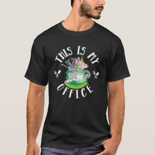 Camiseta Esta É Minha Ferramenta De Jardim De Escritório Ja