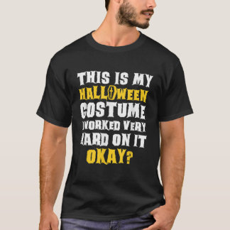 Camiseta Esta É Minha Figurinha De Halloween Engraçada Dize