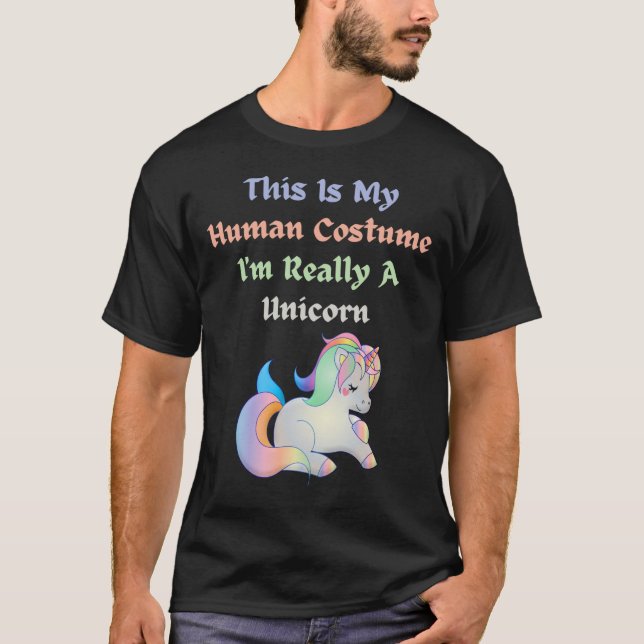 Camiseta Esta É Minha Figurinha Humana Eu Sou Realmente Um  (Frente)