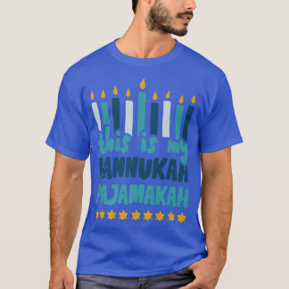 Camiseta Esta É Minha Hannukah Pajamakah Engraçada Hannukah