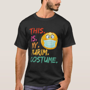 Camiseta Esta é minha máscara de fantasia engraçada de jude