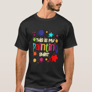 Camiseta Esta é minha Pintura Óleo Acrílico Pintor de Carr