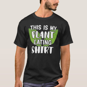 Camiseta Esta É Minha Planta Comendo Engraçada Vegan Veggie