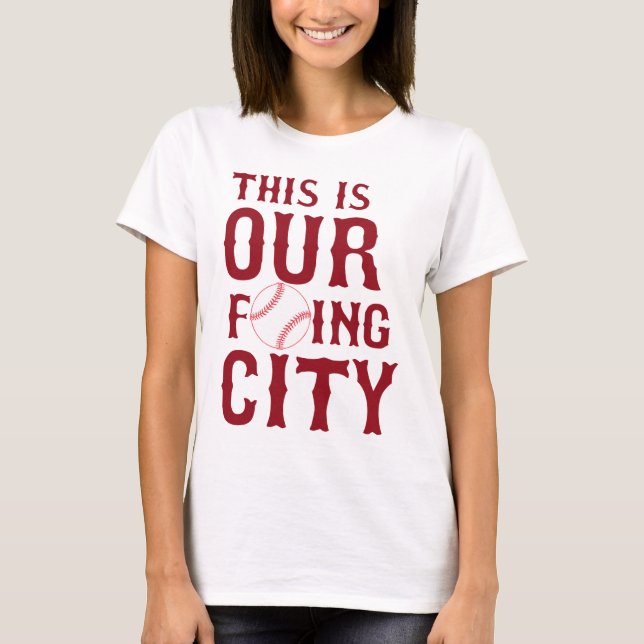 Camiseta Esta é nossa cidade Boston (Frente)