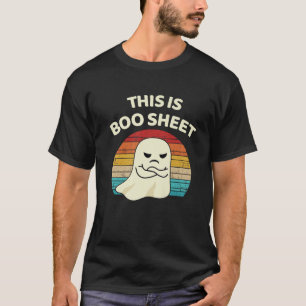Camiseta Esta é uma folha de ouro com fantasma vintage DIY 