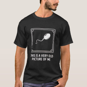 Camiseta Esta é uma Foto Muito Antiga Minha Piada Engraçada