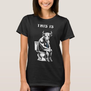 Camiseta Esta É Uma Touro Engraçada Touro, Touro E Vacas Hu