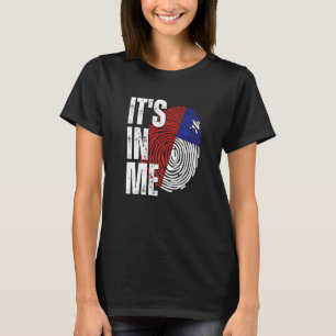 Camiseta Está Em Mim Bandeira do Chile Impressão Digital Pa