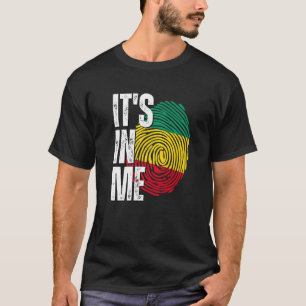 Camiseta Está em mim, Sinalizador guineense, Heritag
