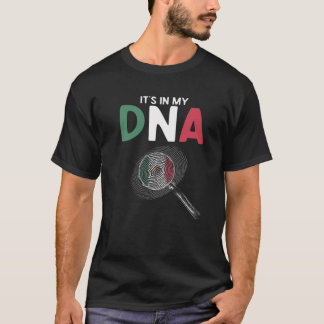 Camiseta Está Em Minha Impressão Digital Do Dna O Mexicano