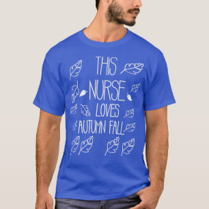 Camiseta Esta Enfermeira ama outono