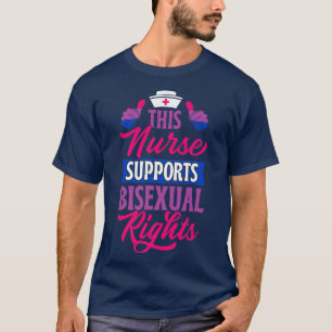 Camiseta Esta Enfermeira Apoia Nurs Registrados De Direitos