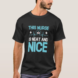 Camiseta Esta Enfermeira É Asseada E Boa Funcionária Médica