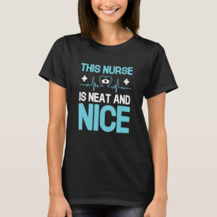 Camiseta Esta Enfermeira É Um Registro Médico Neat E Legal