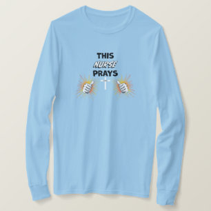 Camiseta Esta Enfermeira Reza - Cristã
