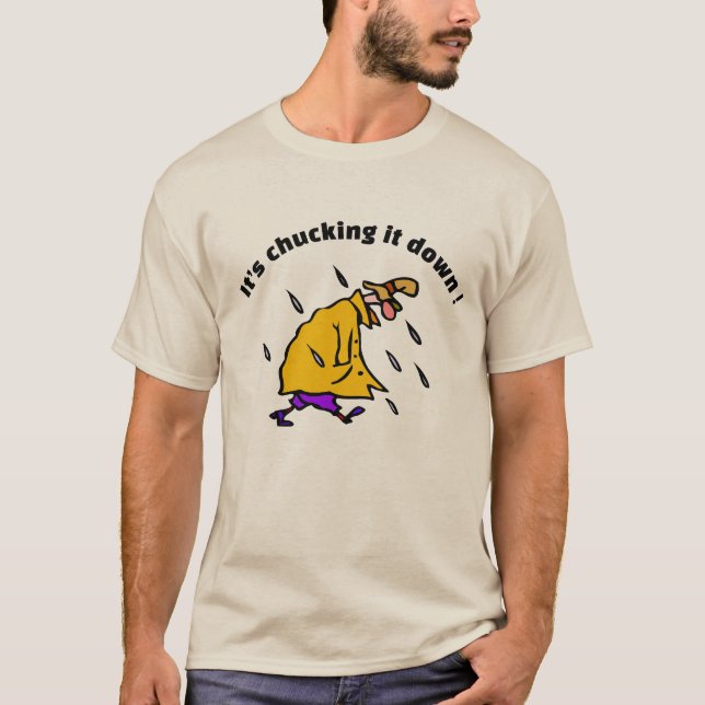 Camiseta Está esmagando, chovendo T-Shirt (Frente)