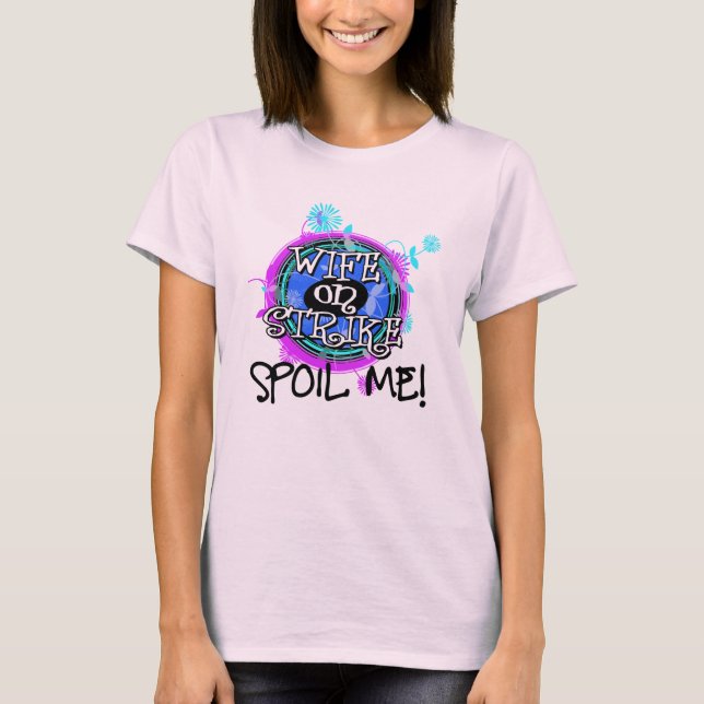 Camiseta esta Esposa está em Greve! (Frente)