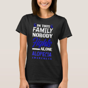 Camiseta Esta Família Ninguém Luta Sozinha Pela Consciência