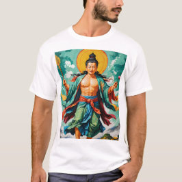 Camiseta Esta fascinante trabalho de arte retrata uma viage